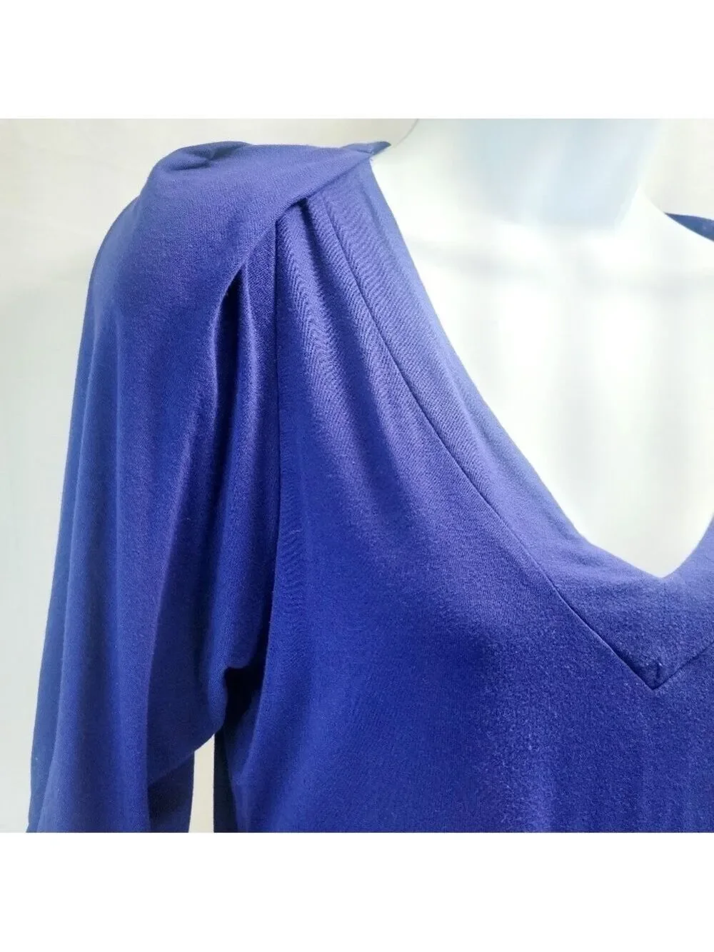 Banana Republic Balloon Puff Sleeve V Neck Blouse Small